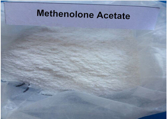 Ακατέργαστη στεροειδής δοκιμή 99,5% οξικού άλατος CAS 434-05-9 Methenolone σκονών ορμονών Bodybuilding