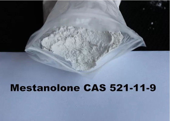 Άσπρη υψηλή αγνότητα Mestanolone CAS 521-11-9 σκονών στεροειδών κύκλων χρώματος τέμνουσα